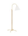 Curves no.1 gulvlampe antik messing