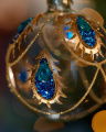 Emery Bauble Gold/Blue