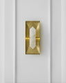 Halcyon Rectangle Sconce Antique Brass