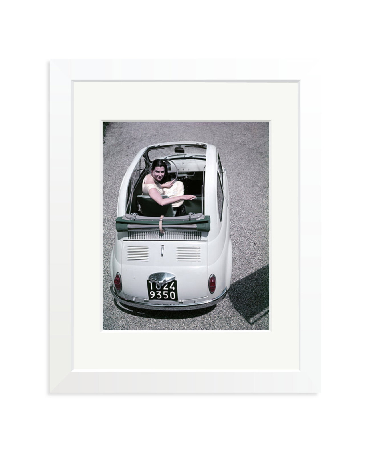 Fiat 500 - Woman Sunroof White / Small
