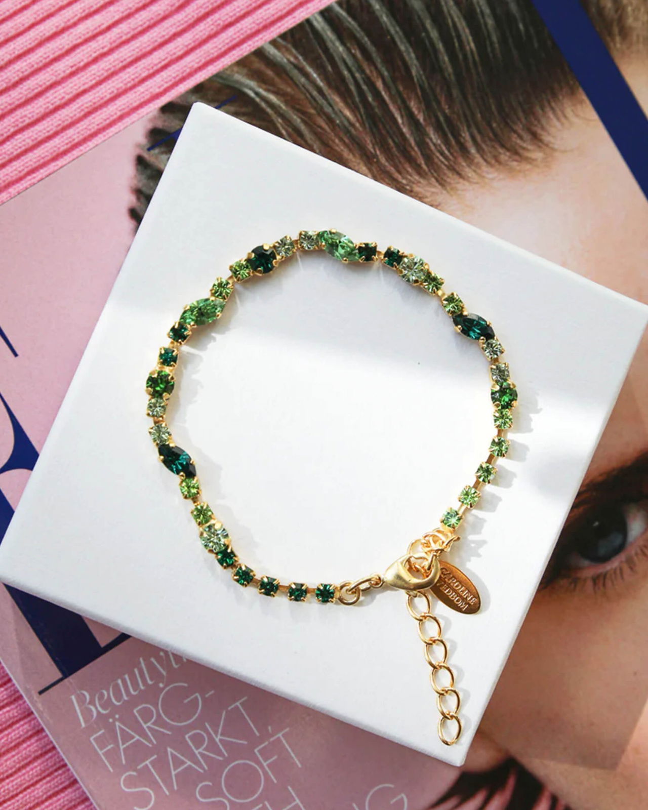 Antonia bracelet green combo