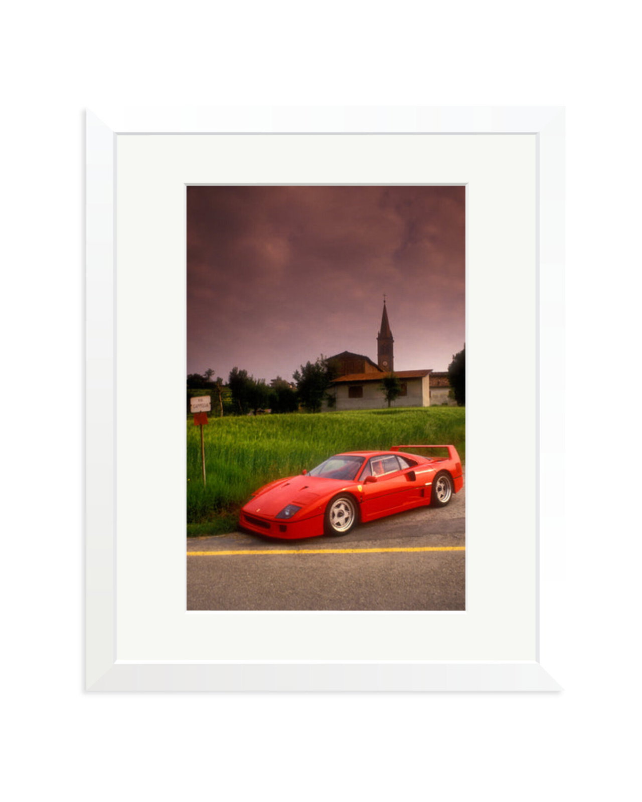 Ferrari F40, 1987 White / Medium