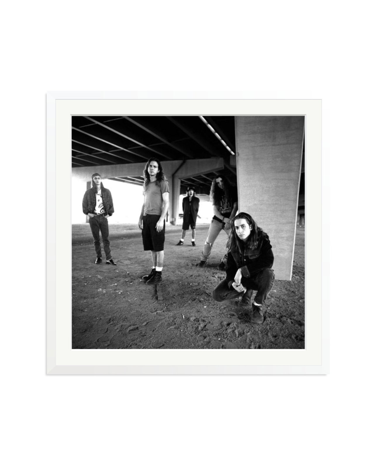 Pearl Jam in 1991 White / XXL