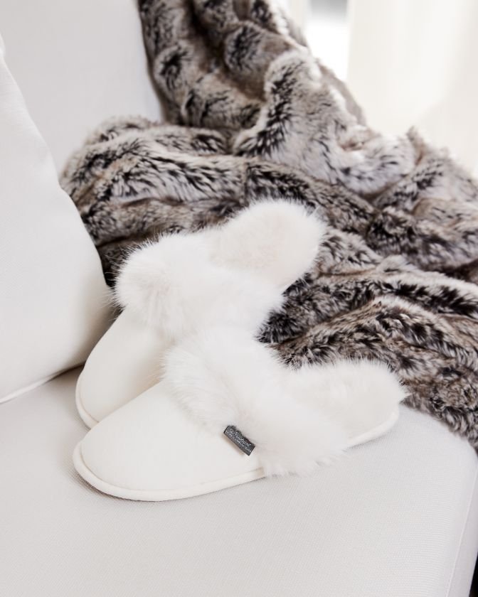Aspen slippers, hvite