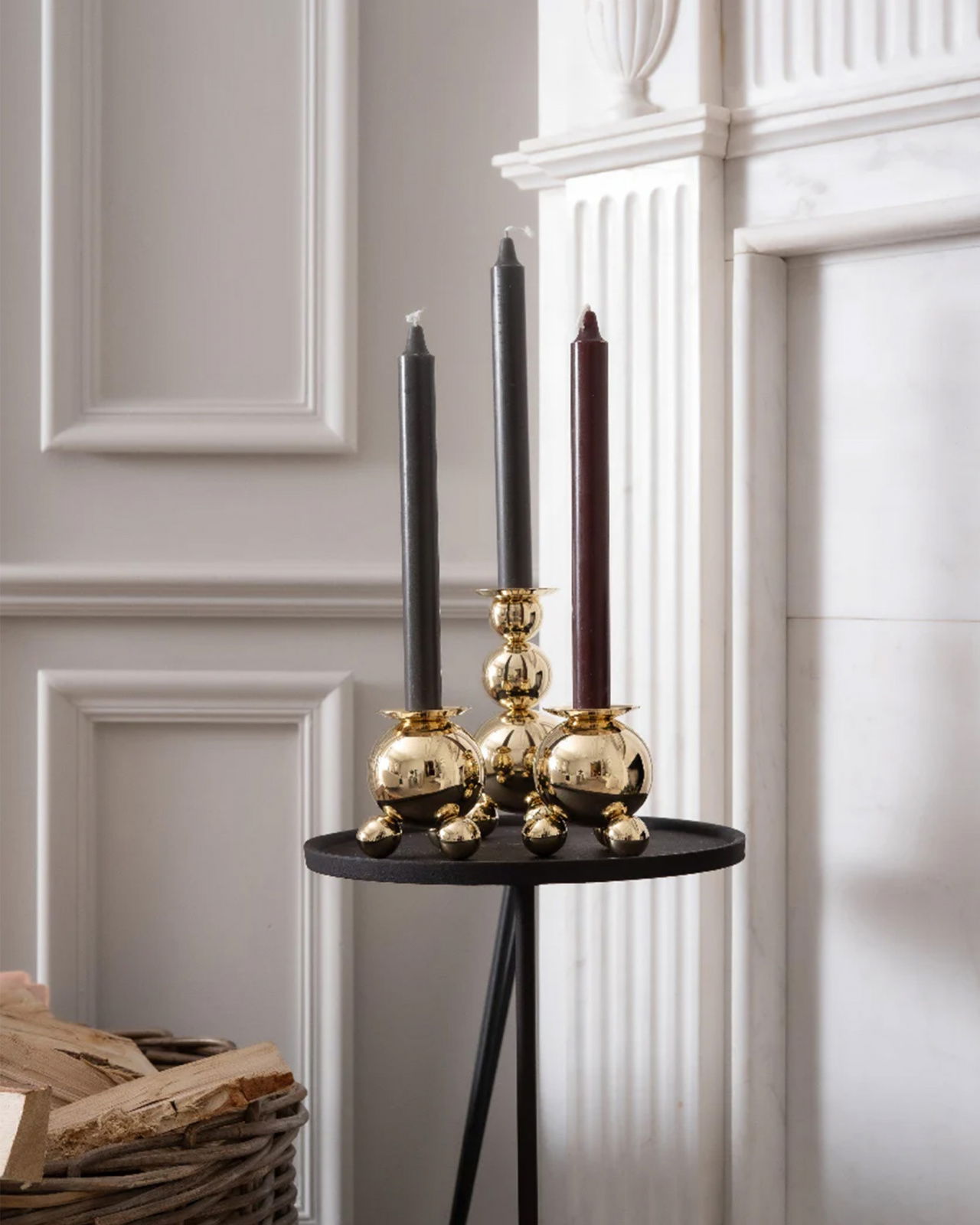 Kulljusstake trippel mässing