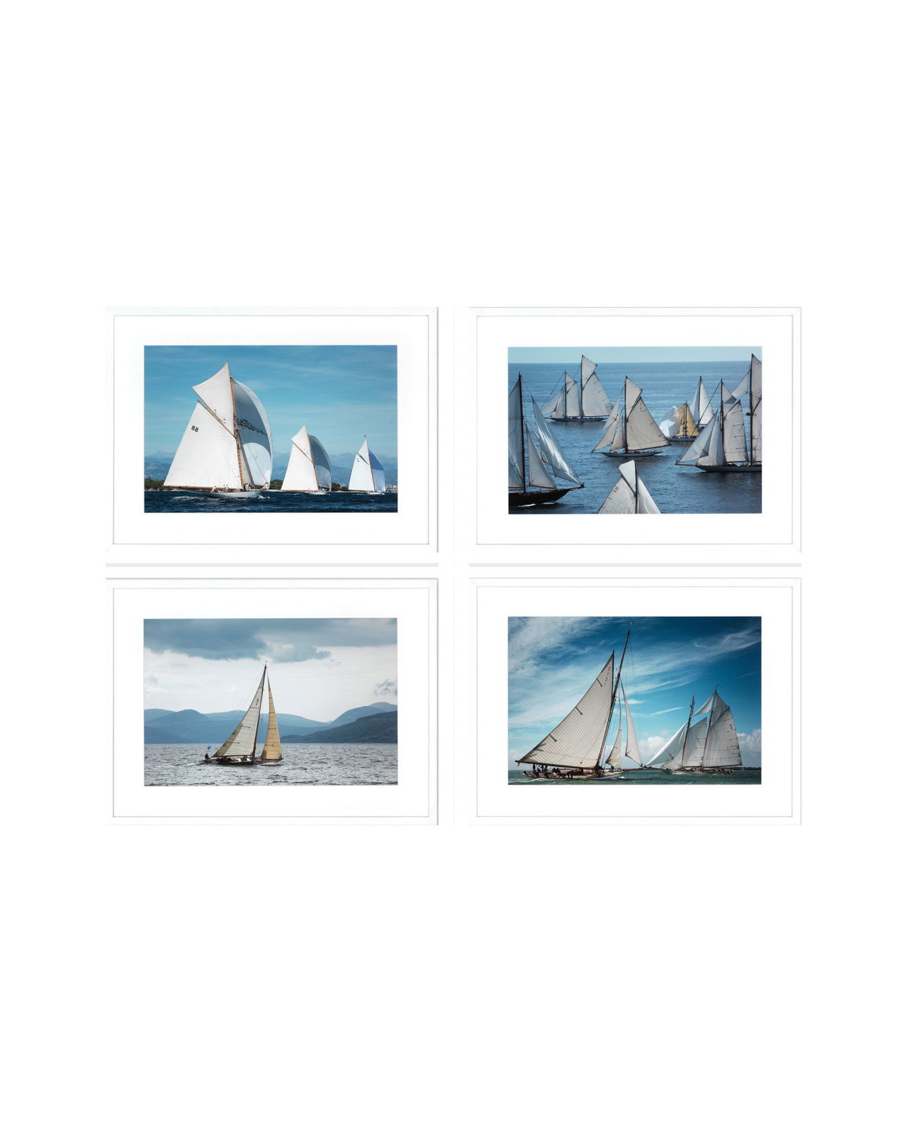 Sailing from Ben Wood (Set of 4)