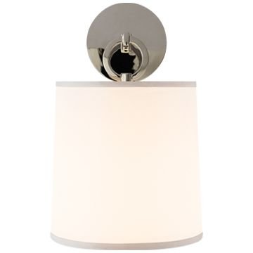 French Cuff Sconce Polished Nickel