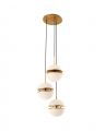 Spiridon 3 chandelier brass