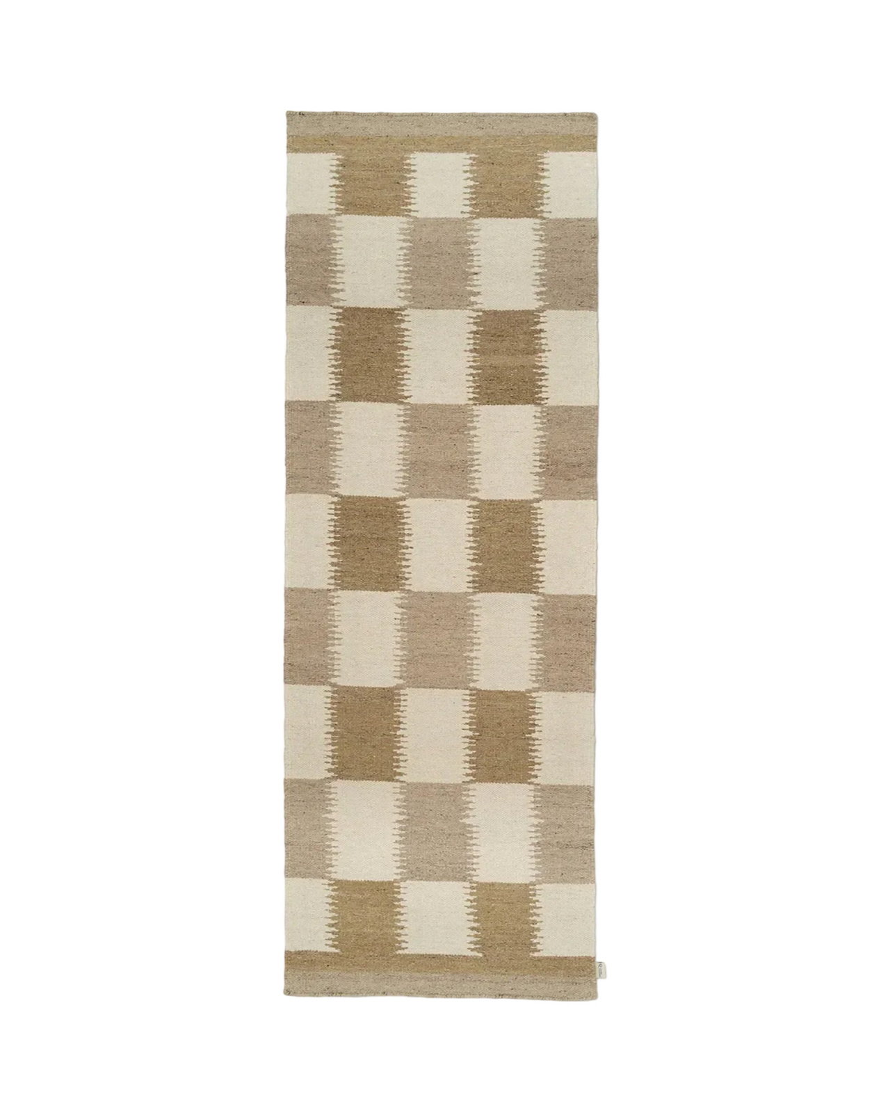Tagel runner rug beige