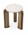 Albion Side Table Antique Brass