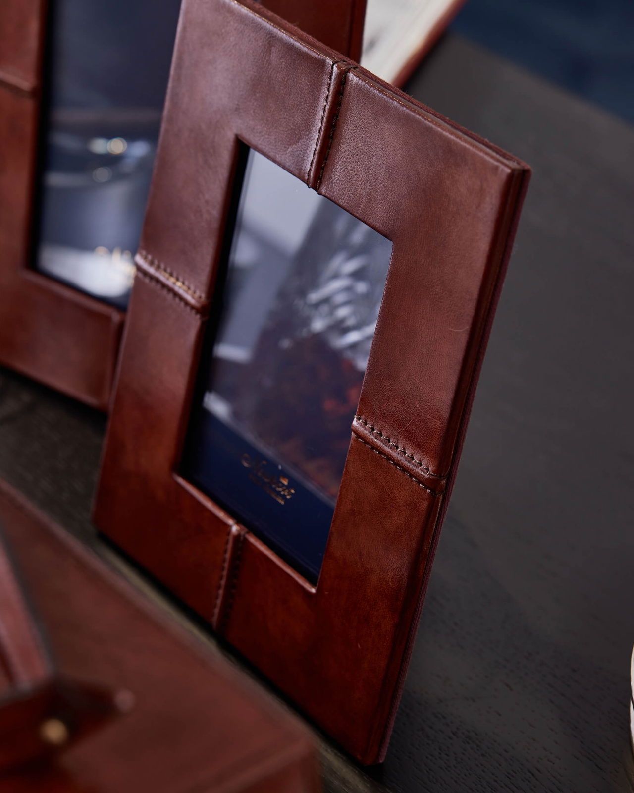 Kensington fotoram läder