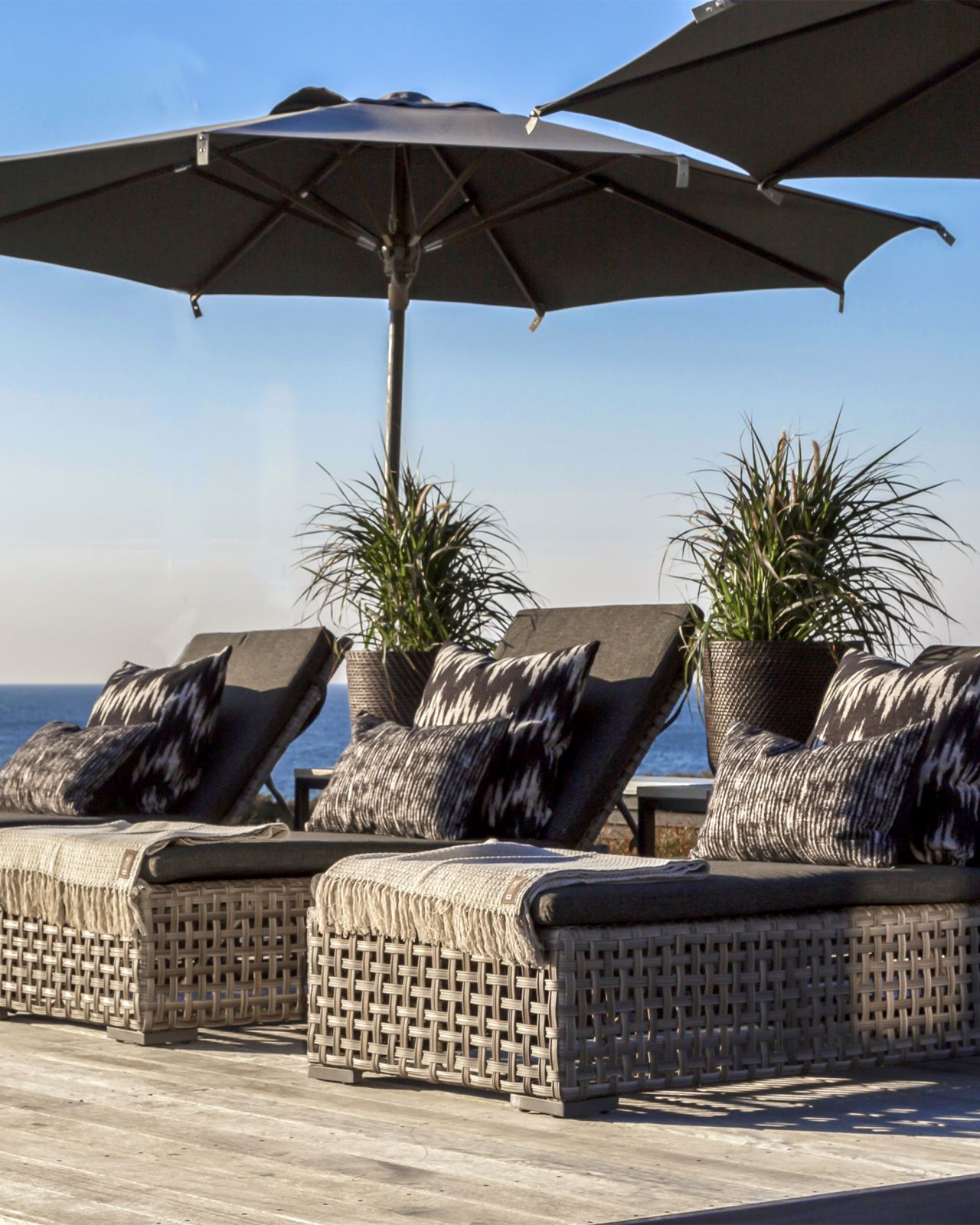 Orlando Sonnenliege Grau