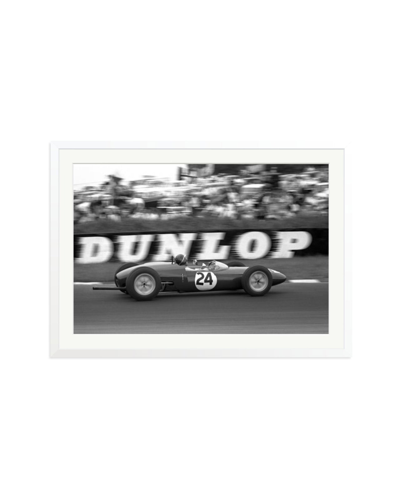 Jim Clark in a Lotus 21 White / XXL