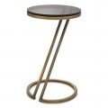 Falcone side table vintage brass