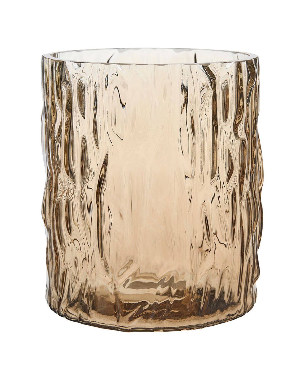 Vivienne candle holder amber