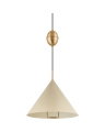 Fontana taklampe messing