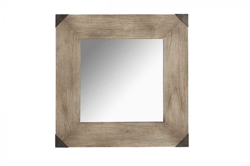 Vintage spegel grå kvadrat