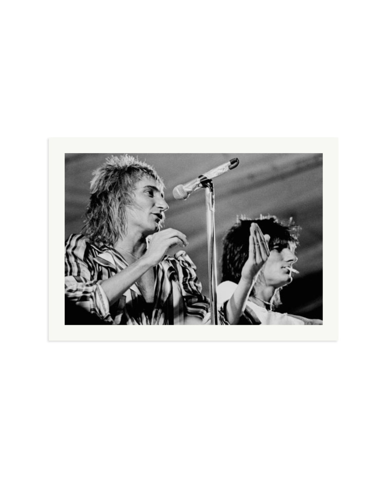 Rod Stewart & Ron Wood 1975 Print Only / XXL