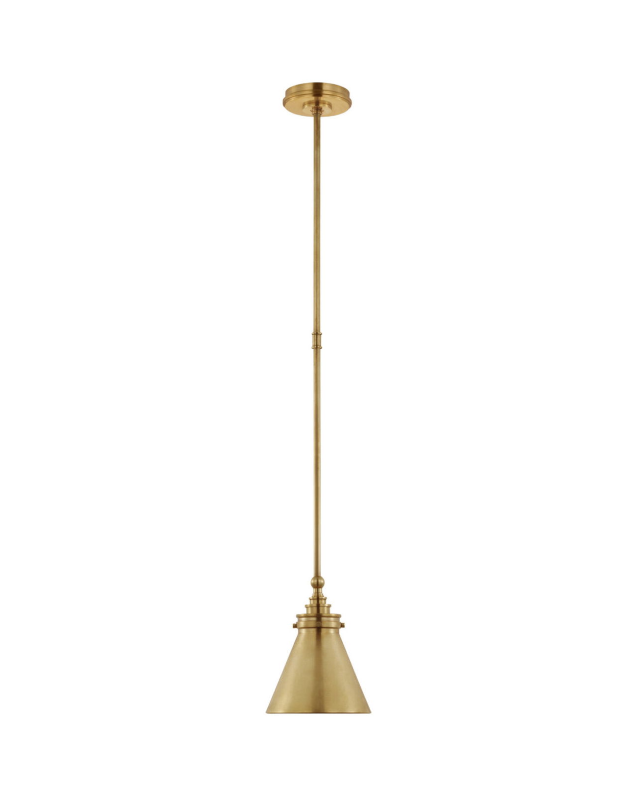 Parkington 9" Pendant Brass