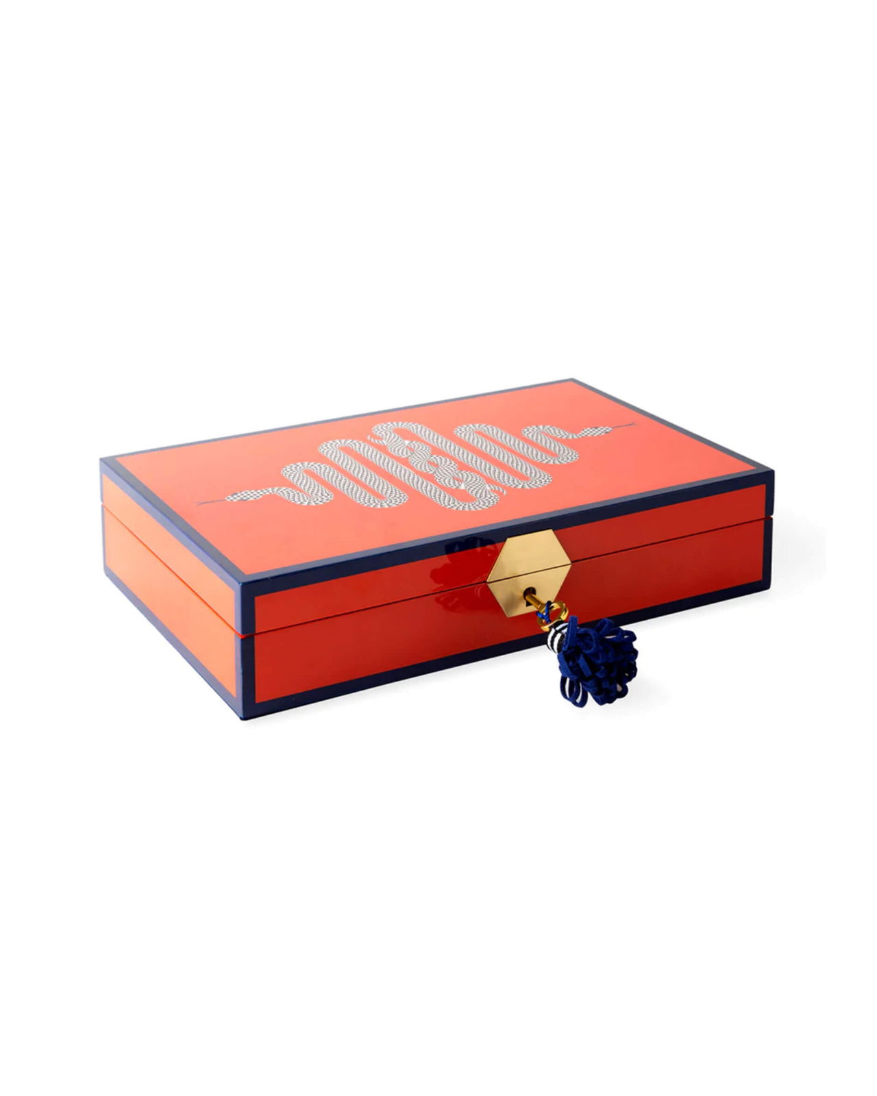 Snake smykkeskrin orange
