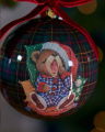 Ted Weihnachtskugel grün 8cm