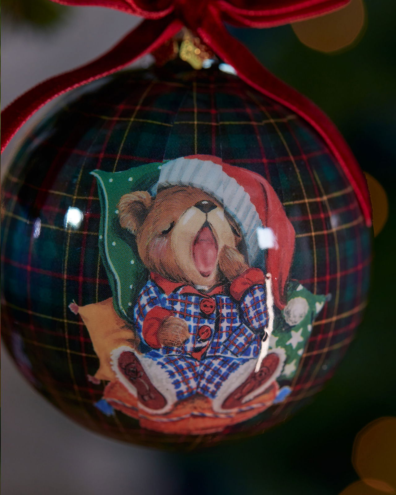 Ted julkula grön 8cm