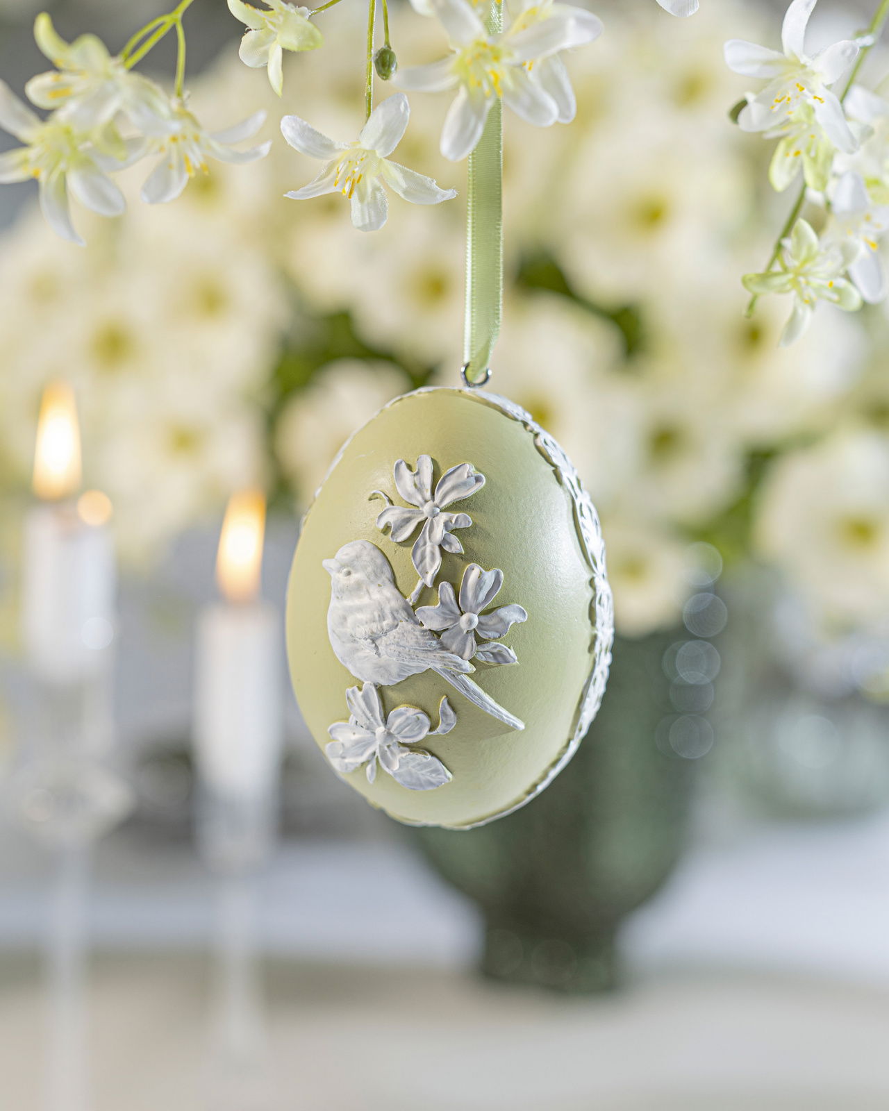 Ofelia osterei hängende dekoration grün