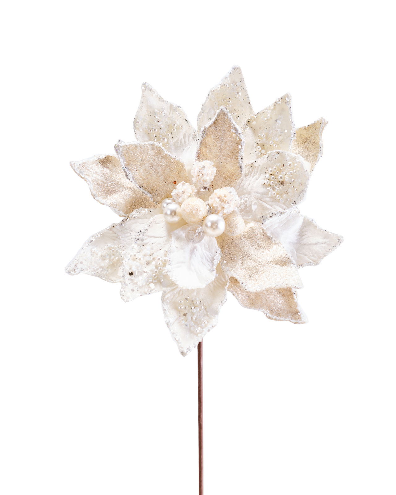 Kerstster decoratietak wit