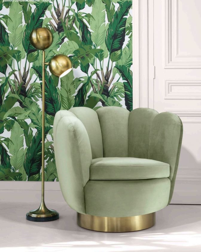 Mirage Swivel armchair pistache green