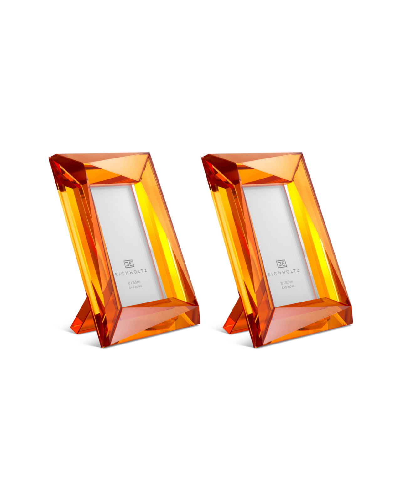 Obliquity Picture Frame Orange Set Of 2