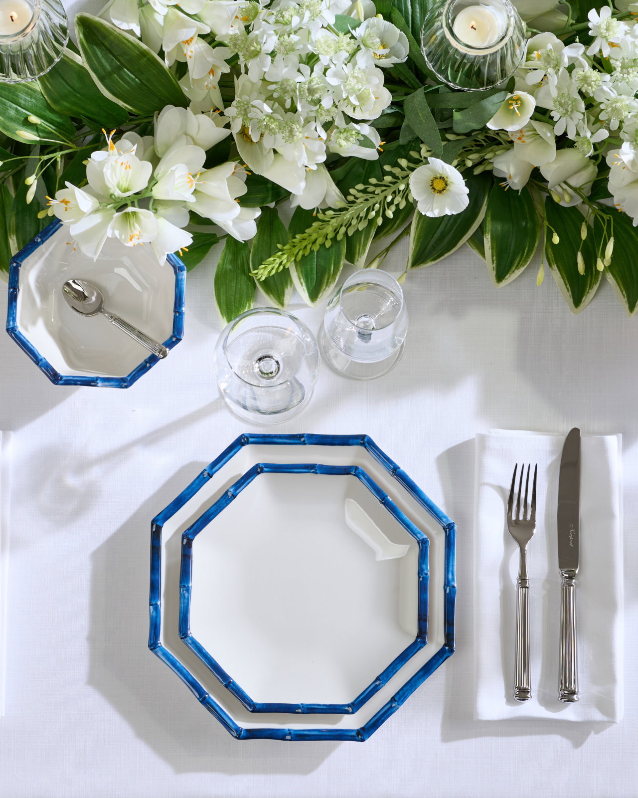 Bleu Jardin side plate