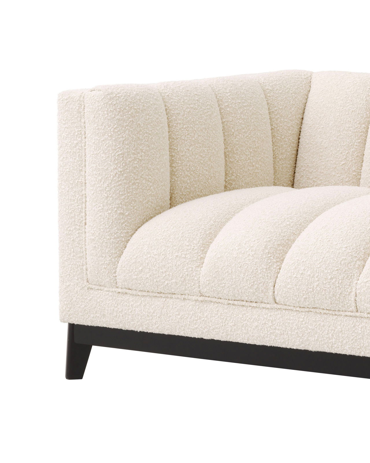 Ditmar sohva bouclé cream vasen