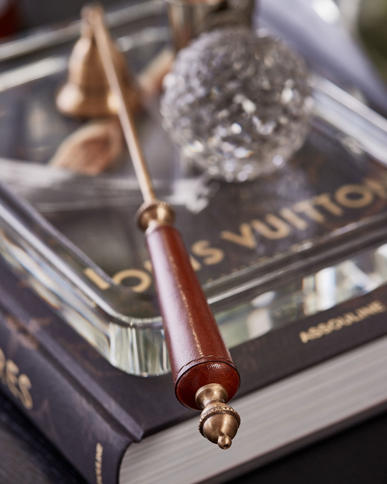 Kensington-kynttilänsammutin, nahka/metalli