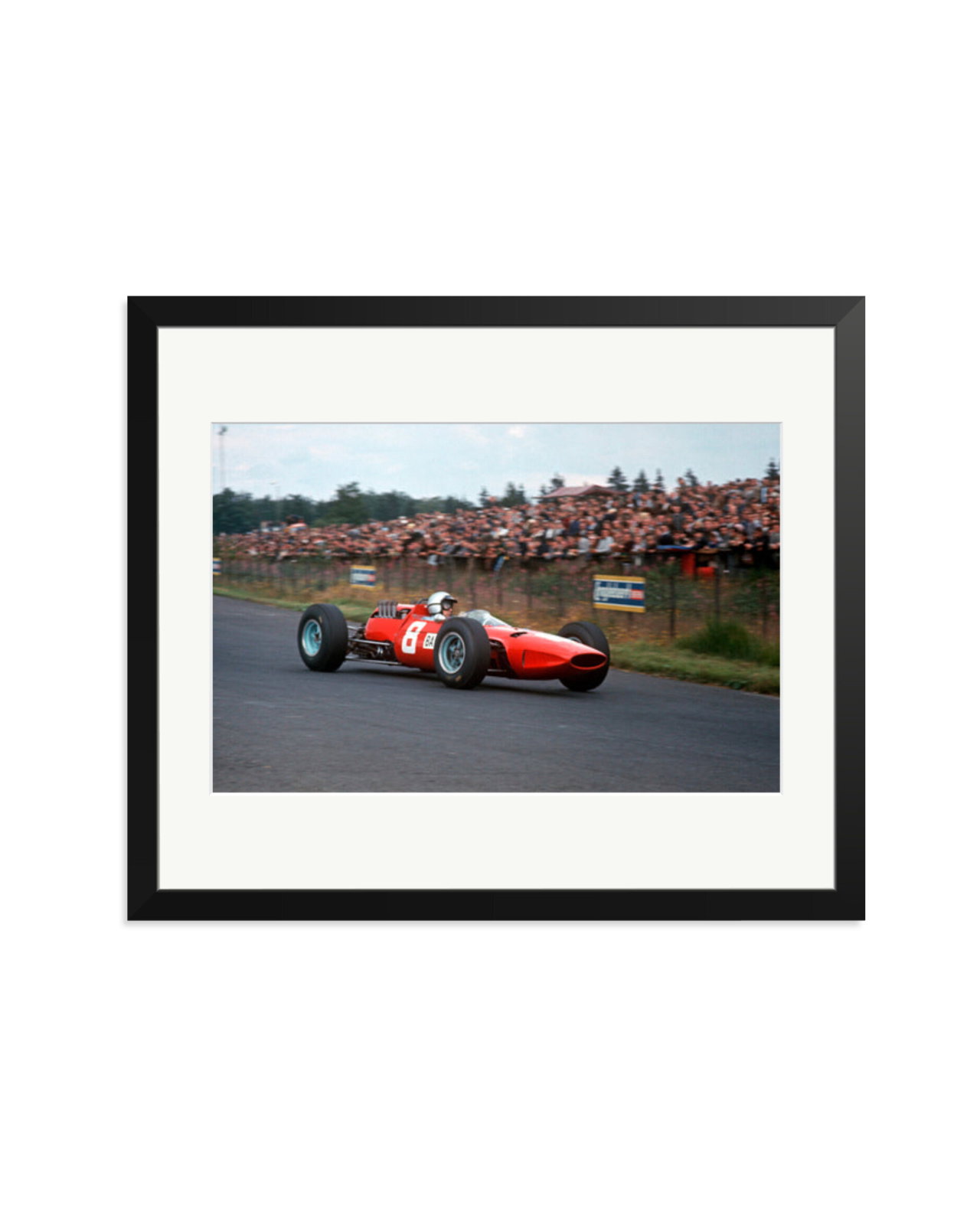 Lorenzo Bandini in Ferrari 156 Black / Large