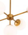 Lux chandelier brass