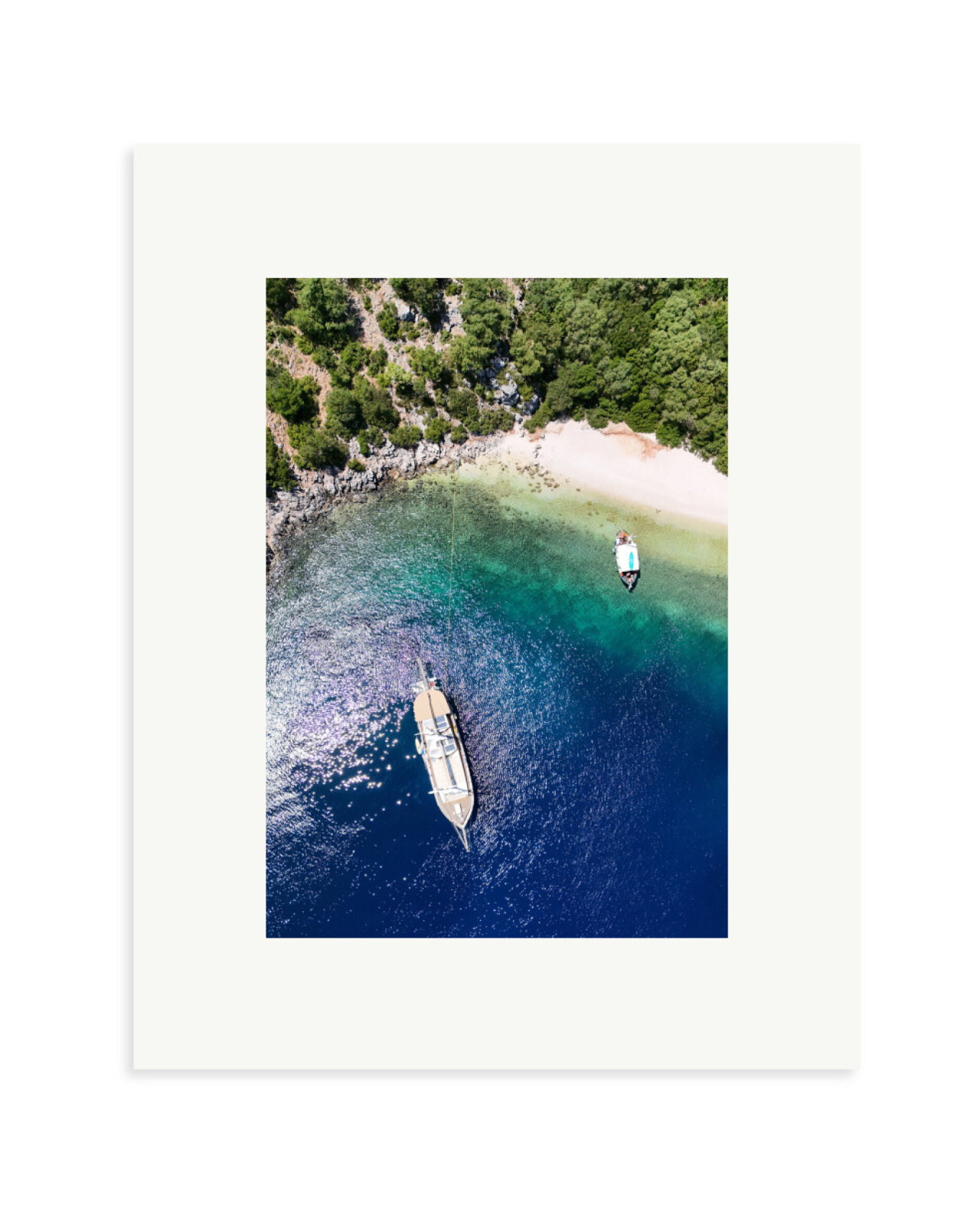 Sailing in Kefalonia Print Only / Small