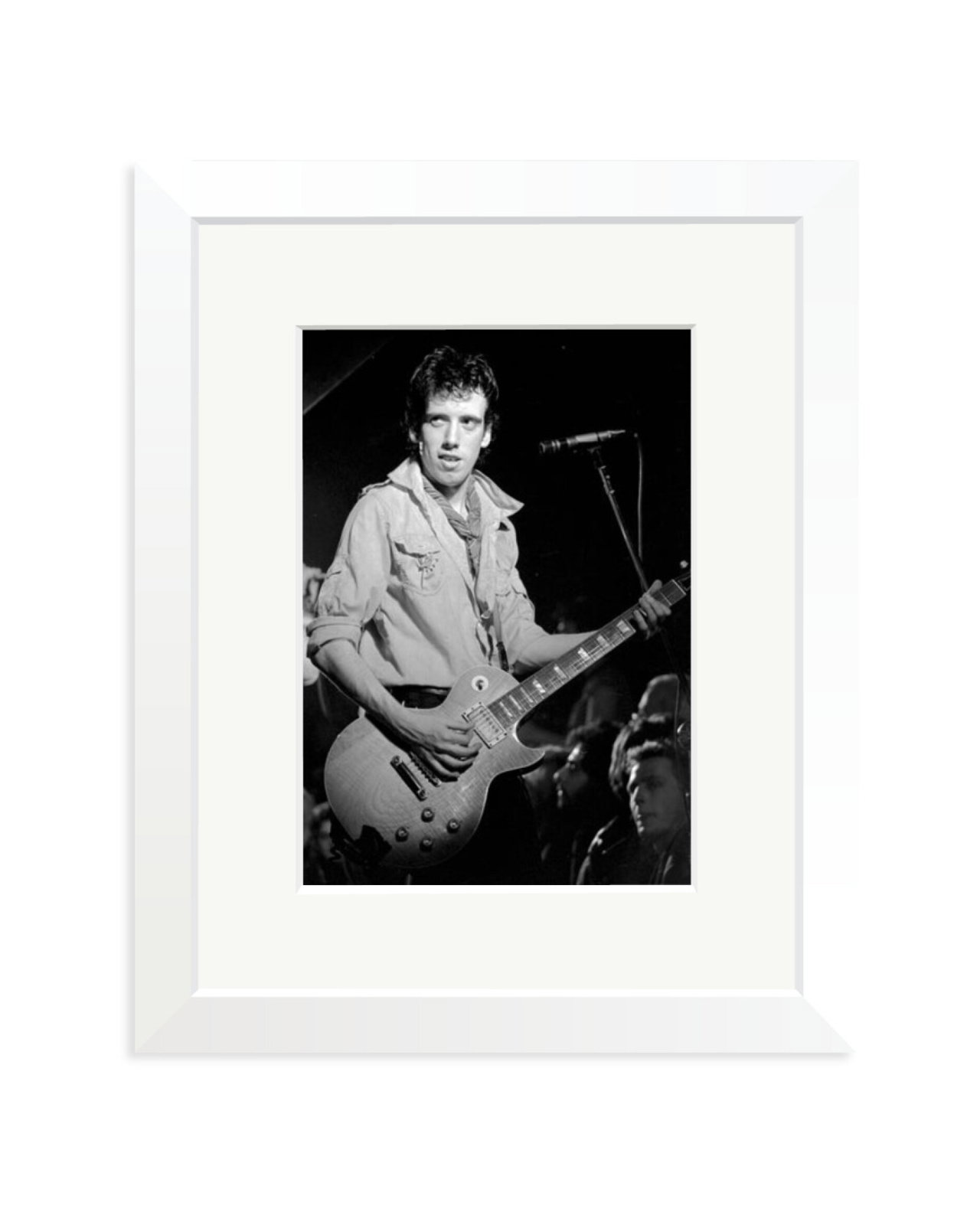 Mick Jones of The Clash 1979 White / Small