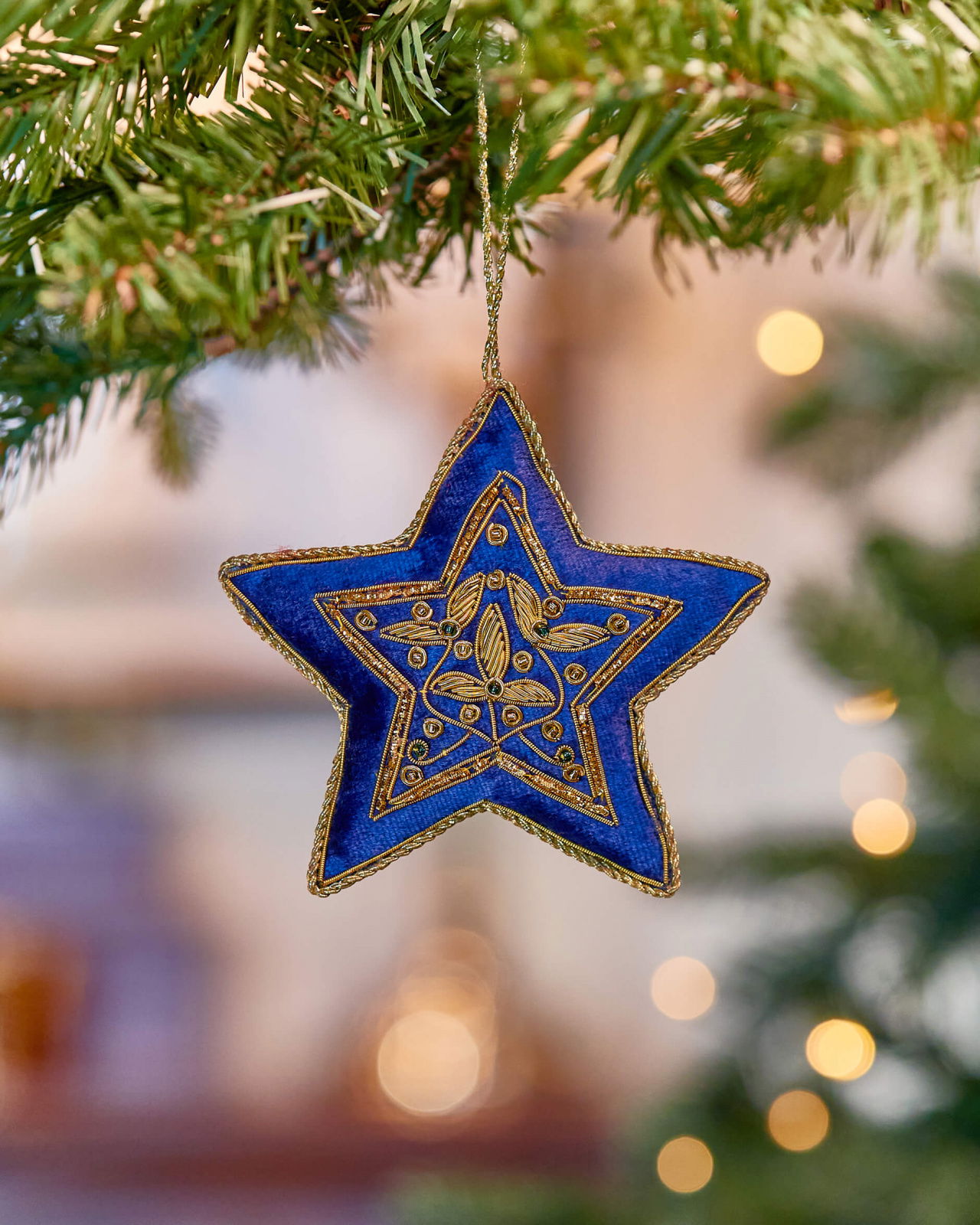 Earl Star Ornament Blue