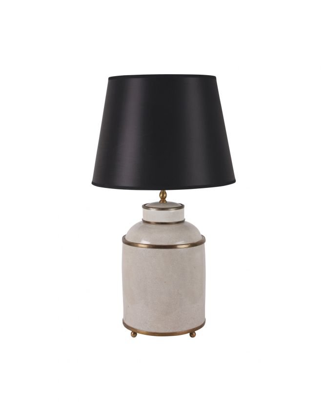 York table lamp grey