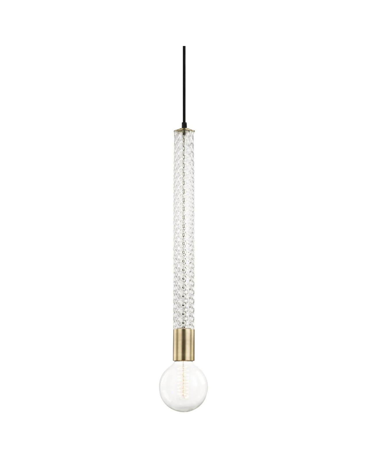 Pippin taklampe antikk messing