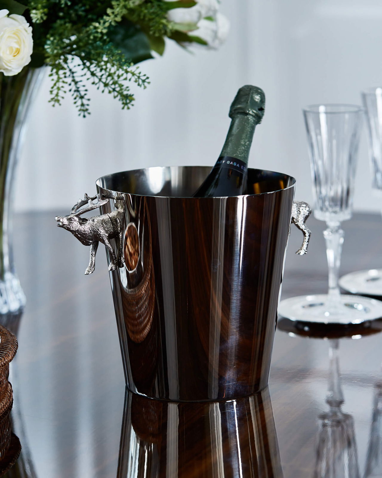 Hjort vinkylare silver