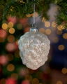 Maribel Pinecone Ornament White