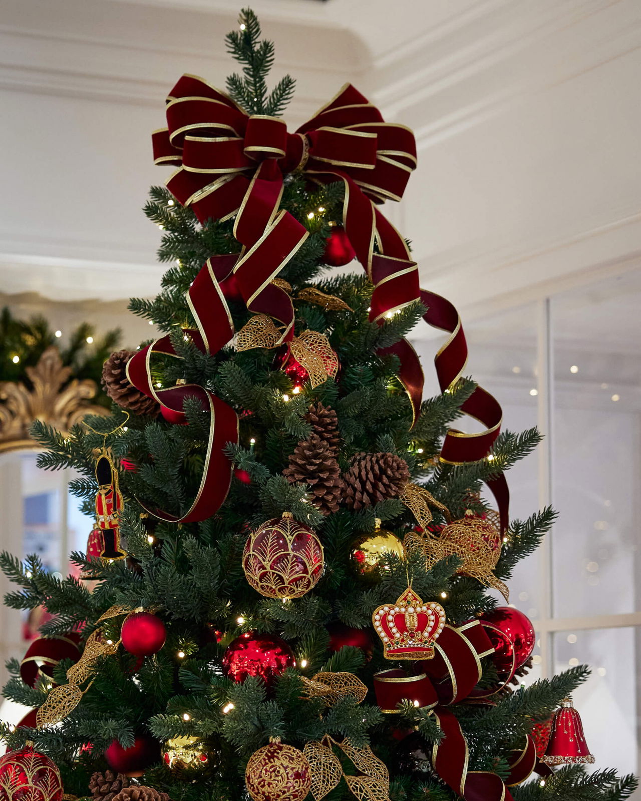 Addison textilband burgundy 9m