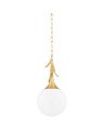 Victoria taklampe vintage gold