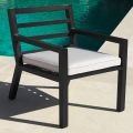 Delta dining chair outdoor black