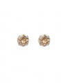 Classic Stud korvakorut Golden shadow rhodium
