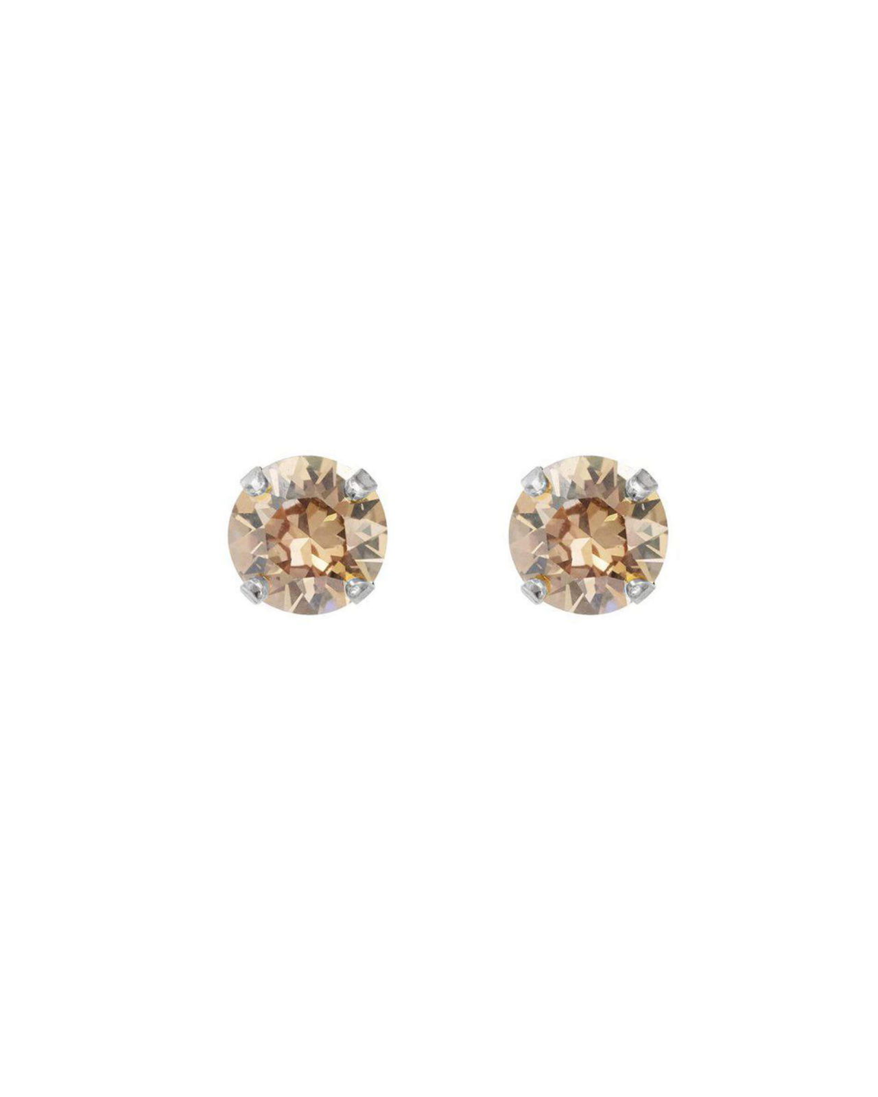 Classic Stud korvakorut Golden shadow rhodium