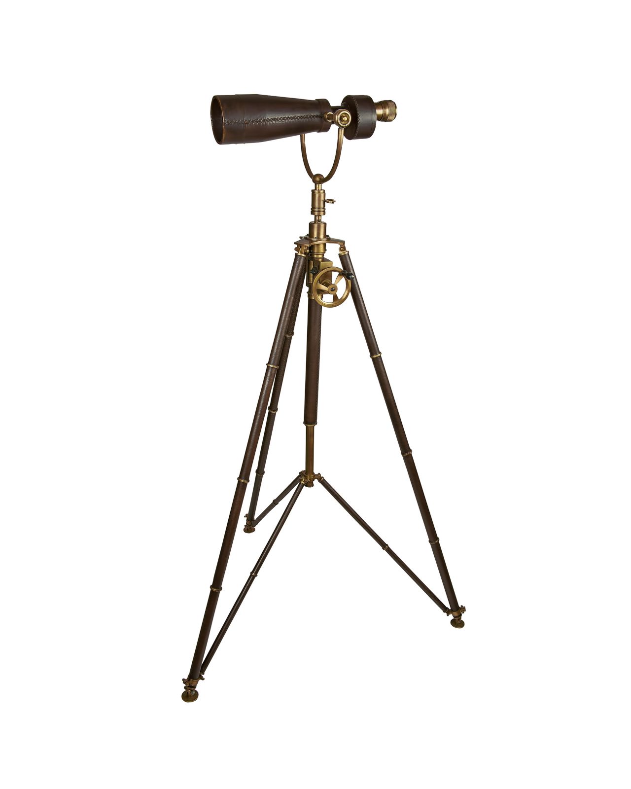 Monocular binoculars leather