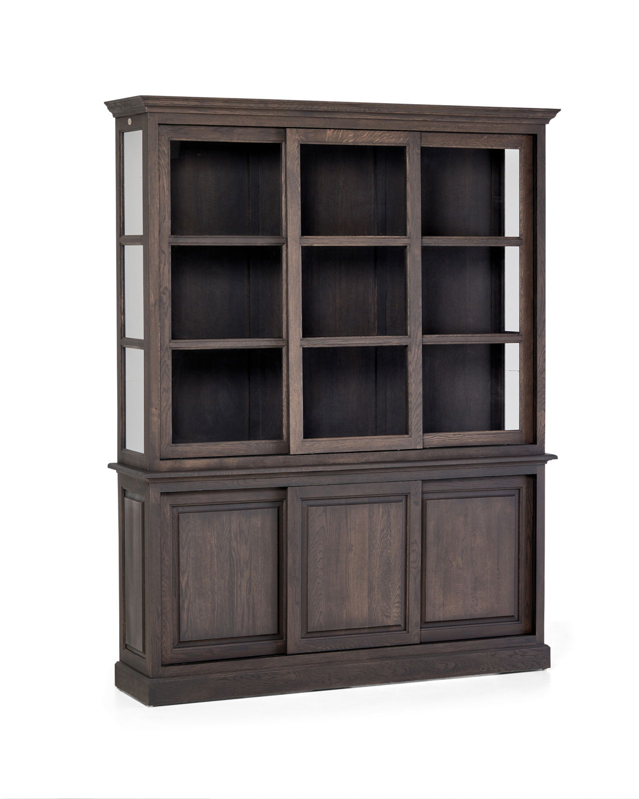 Assonet vitrinskåp mountain wenge