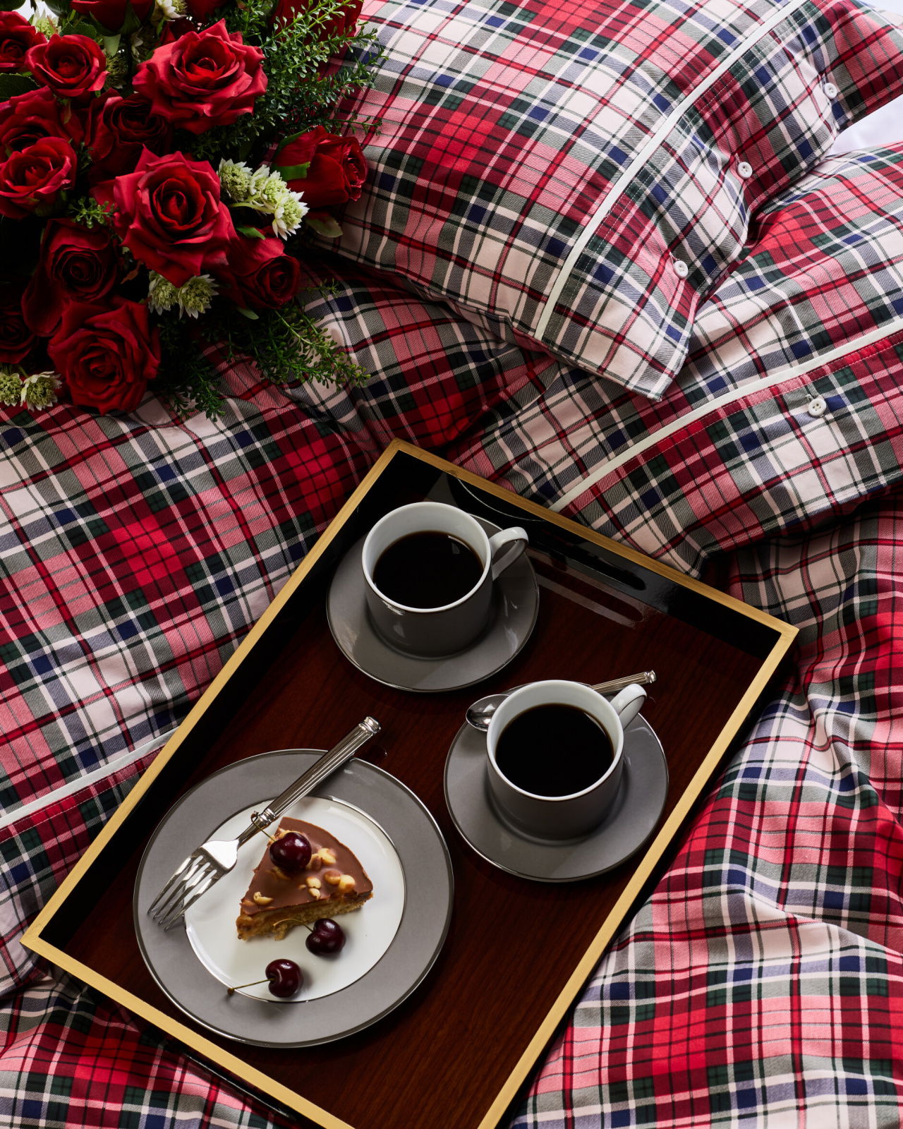 Vail pussilakanasetti ruudullinen